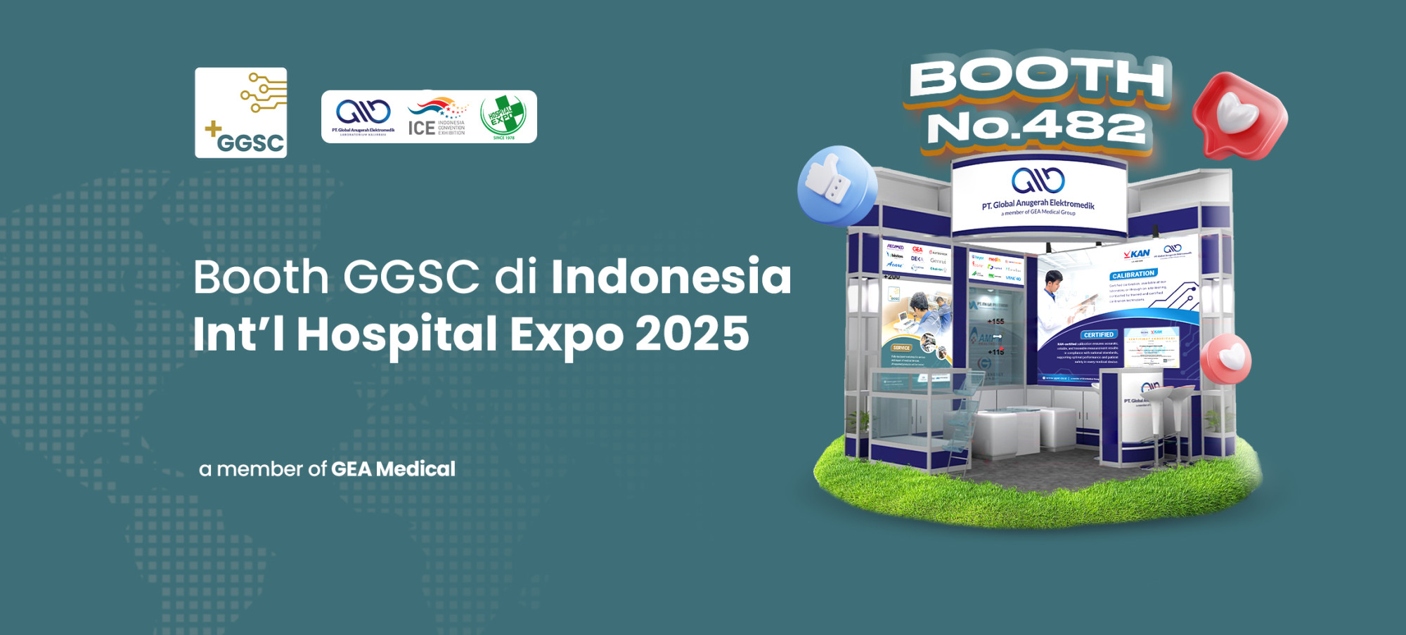 Booth GEA Medical Group Service Center di Hospital Expo 2025